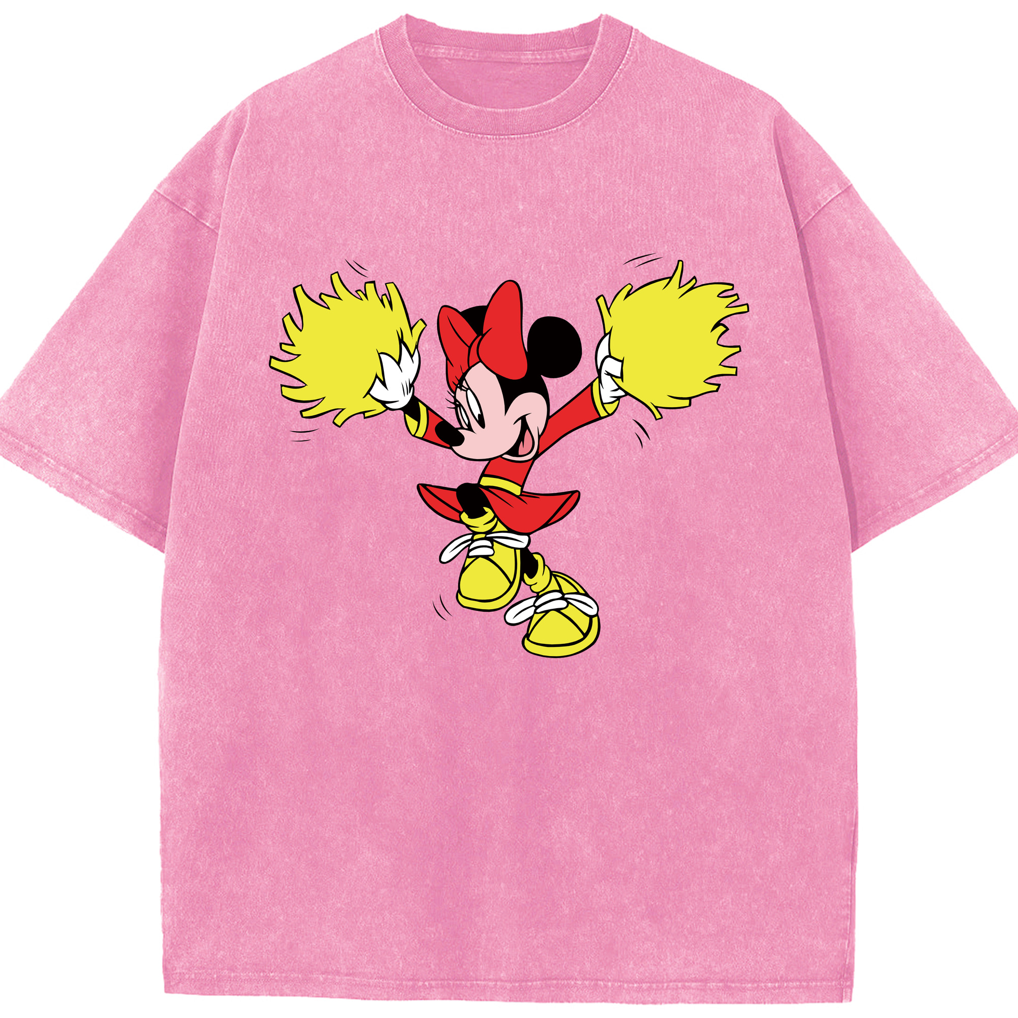（画像用） ミッキーマウス Mickey Mouse 綿100% ヴィンテージ風 半袖Tシャツ（フロントプリント）